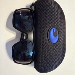 Costa Black Sunglasses with Blue Logo Case